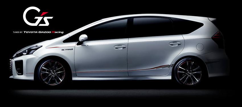 New Toyota Prius Alpha G's Sport photo: Side view