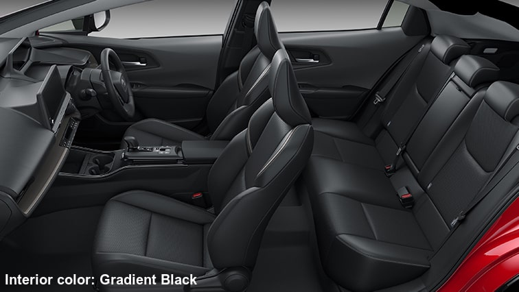 New Toyota Prius PHEV photo: Interior view image (Gradient Black)