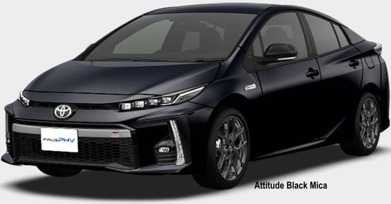 New Toyota Prius PHV GR-Sport body color: ATTITUDE BLACK MICA