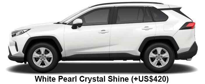 Toyota Rav4 Color: White Pearl Crystal Shine