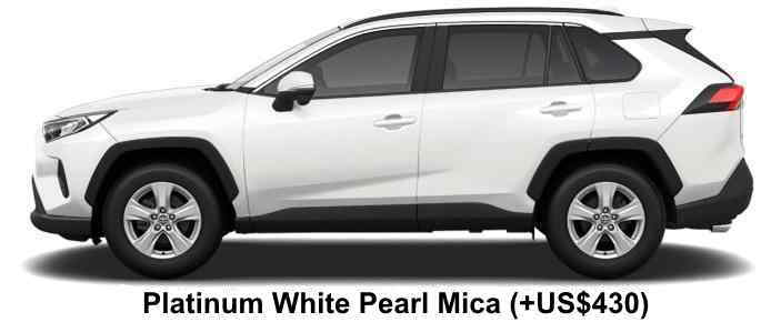 Toyota Rav4 Hybrid Color: White Pearl Crystal Shine
