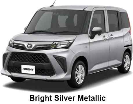 Toyota Roomy Color: Bright Silver Metallic