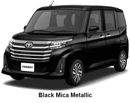 Toyota Roomy Custom Color: Black Mica Metallic