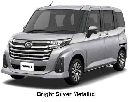 Toyota Roomy Custom Color: Bright Silver Metallic