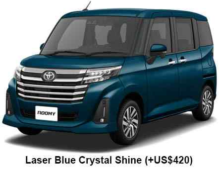Toyota Roomy Custom Color: Laser Blue Crystal Shine
