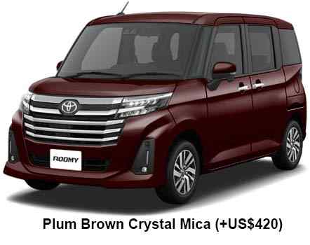 Toyota Roomy Custom Color: Plum Brown Crystal Mica