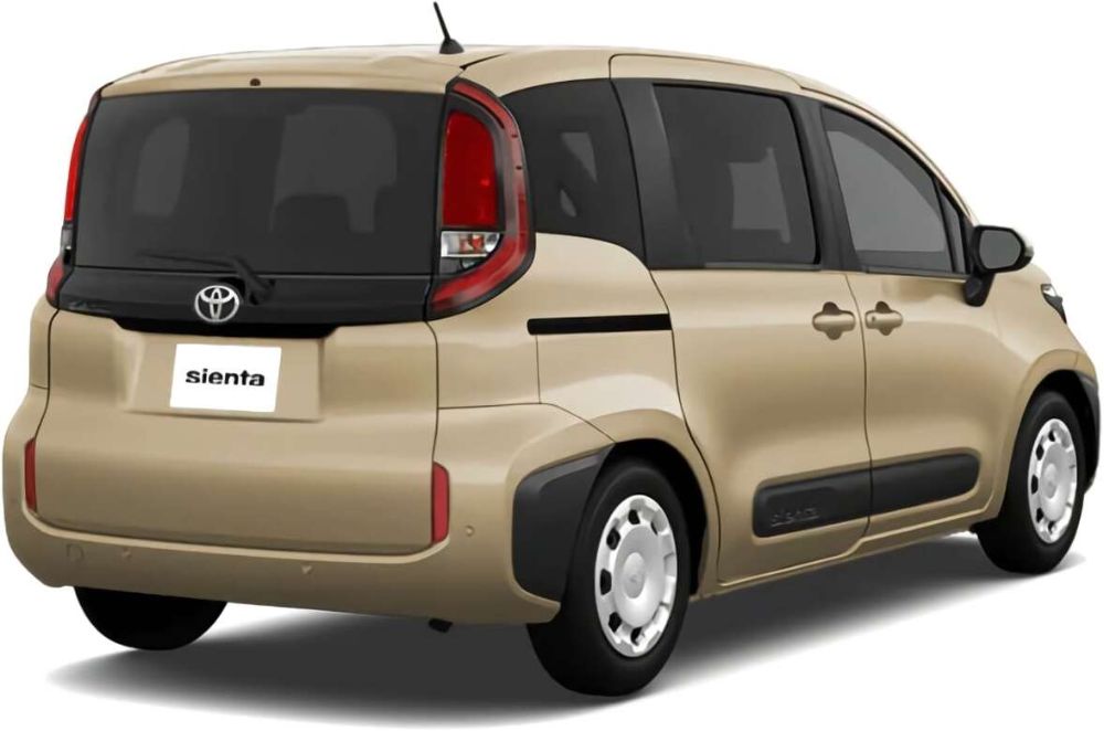 New Toyota Sienta photo: Back view image