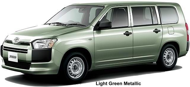 New Toyota Succeed Hybrid body color: LIGHT GREEN METALLIC