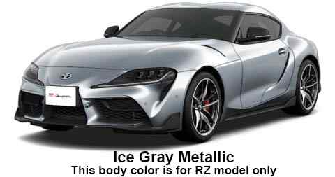Toyota Supra Color: Ice Gray Metallic
