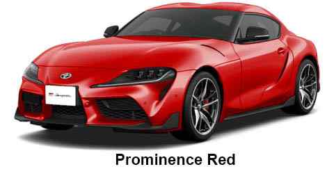 Toyota Supra Color: Prominence Red