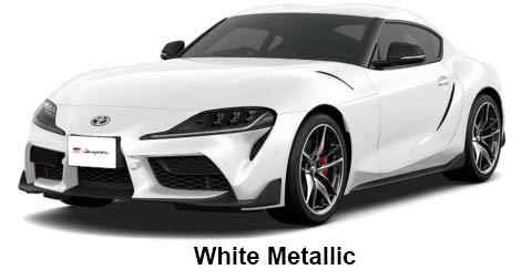 Toyota Supra Color: White Metallic