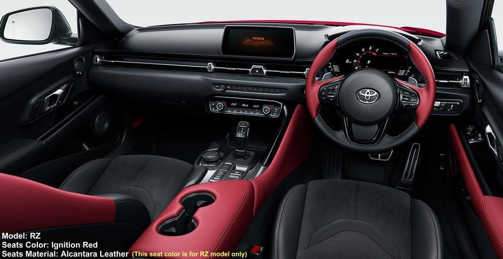 New Toyota Supra RZ Cockpit photo: Innition Red