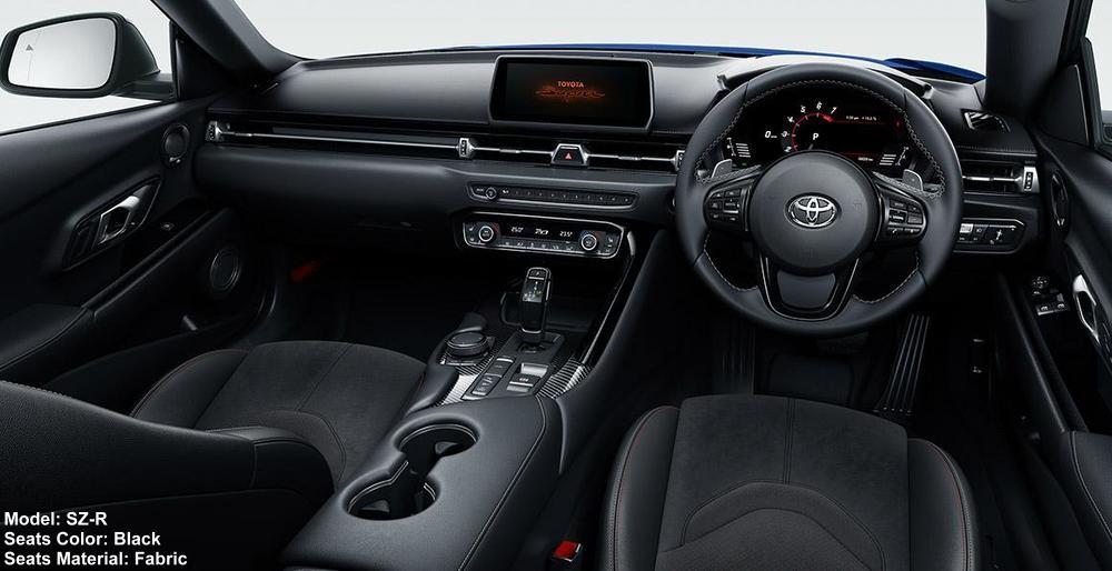 New Toyota Supra SZR Cockpit photo: Black
