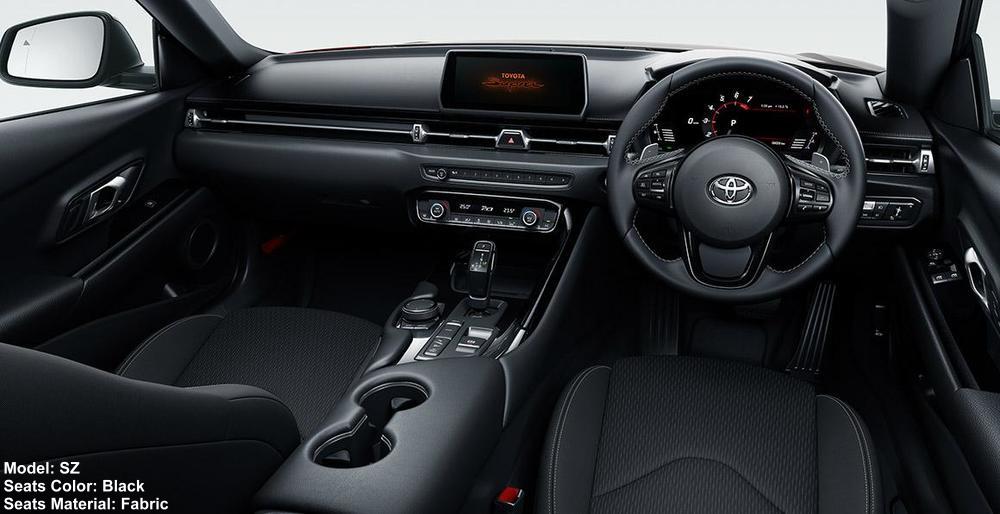 New Toyota Supra SZ Cockpit photo: Black