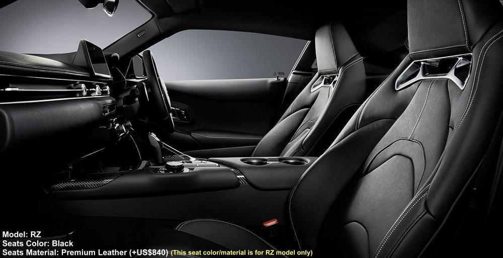 New Toyota Supra RZ Interior photo: Black