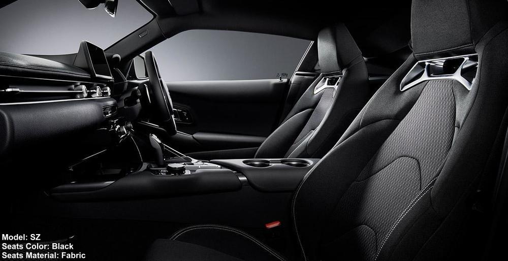 New Toyota Supra SZ Interior photo: Black