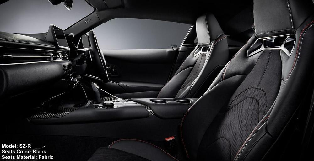 New Toyota Supra SZ-R Interior photo: Black