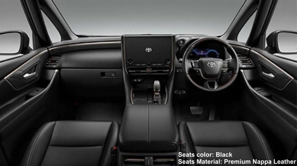 New Toyota Vellfire photo: Cockpit view image (Black)