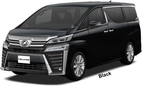 New Toyota Vekllfire Royal Lounge body color (Aero Model): BLACK