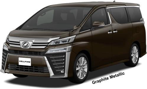 New Toyota Vellfire Royal Lounge body color (Aero Model): GRAPHITE METALLIC