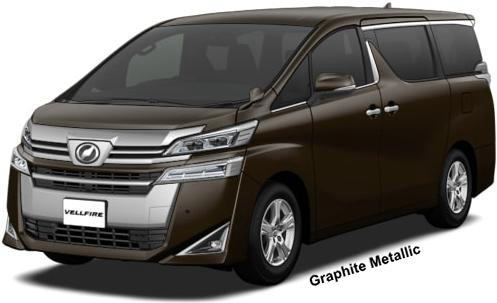 New Toyota Vellfire Royal Lounge body color (Regular Model): GRAPHITE METALLIC