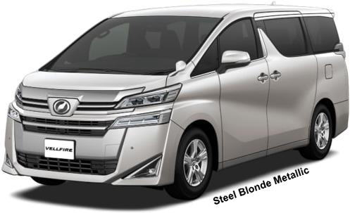 New Toyota Vellfire Royal Lounge body color (Regular Model): STEEL BLONDE METALLIC