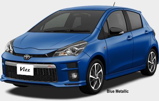 New Toyota Vitz GR-Sport body color: BLUE METALLIC