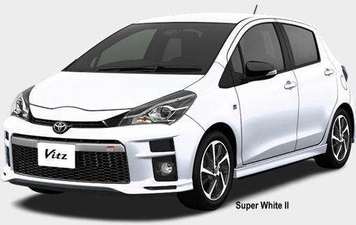 New Toyota Vitz GR-Sport body color: SUPER WHITE II