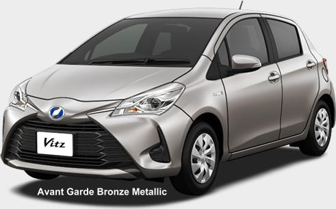 New Toyota Vitz Hybrid body color: Avant Garde Bronze Metallic