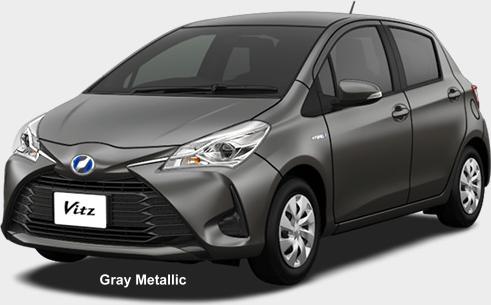 New Toyota Vitz Hybrid body color: Gray Metallic