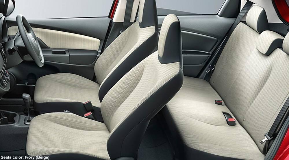 New Toyota Vitz Hybrid photo: Ivory (Beige) Interior color