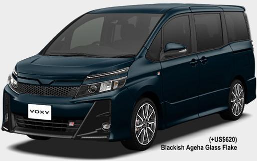 New Toyota Voxy GR-Sport body color: BLACKISH AGEHA GLASS FLAKE (OPTION COLOR +US$620)