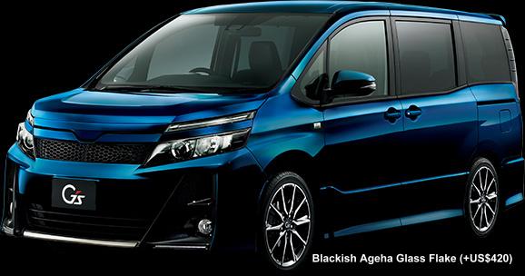 New Toyota Voxy GS body color: BLACKISH AGEHA GLASS FLAKE (option color +US$420)