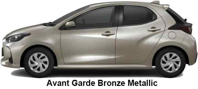 Toyota Yaris Color: Avant Garde Bronze Metallic