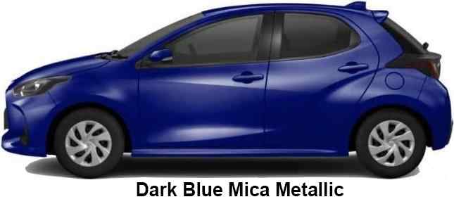 Toyota Yaris Color: Dark Blue Mica Metallic