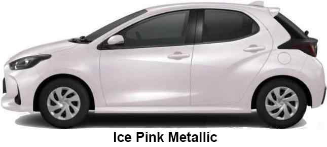 Toyota Yaris Color: Ice Pink Metallic