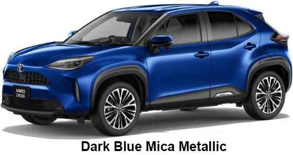 Toyota Yaris Cross Color: Dark Blue Mica Metallic