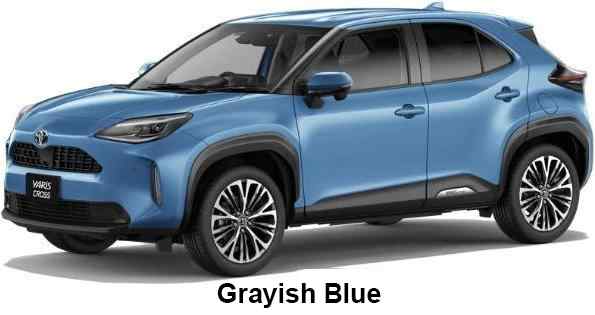 Toyota Yaris Cross Color: Grayish Blue