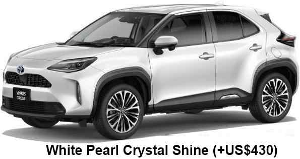 Toyota Yaris Cross Color: White Pearl Crystal Shine