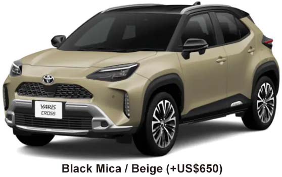 Toyota Yaris Cross Hybrid Z Adventure Color: Black Mica / Beige