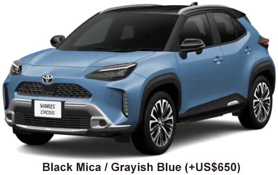 Toyota Yaris Cross Hybrid Z Adventure Color: Black Mica / Grayish Blue