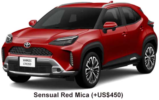 Toyota Yaris Cross Hybrid Z Adventure Color: Sensual Red Mica