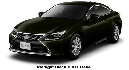 New Lexus RC200T Body color: Starlight Black Glass Flake