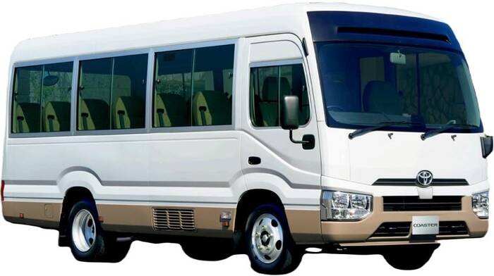 Toyota Coaster LX picture: Front view image