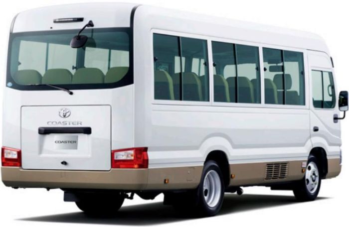 Toyota Coaster LX picture: Back view image