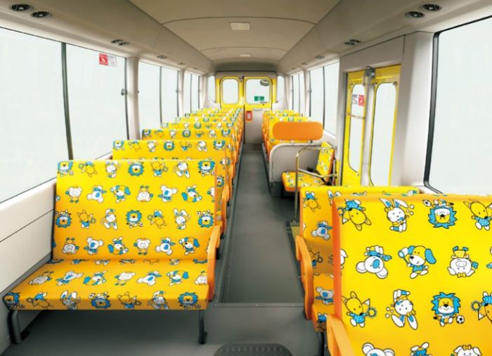 Toyota Coaster School Bus picture: Interior view image