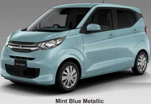 Mitsubishi EK Wagon Color: Mint Blue Metallic