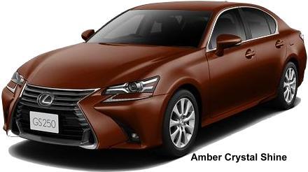 New Lexus GS250 body color: Amber Crystal Shine
