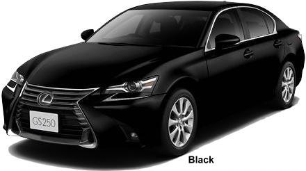New Lexus GS250 body color: Black