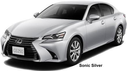 New Lexus GS250 body color: Sonic Silver